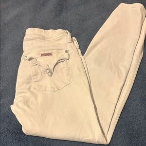 Hudson Jeans Women's Light Cream Skinny Jeans